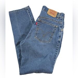 Levi's 550 Jeans Mis 8 M Blue Medium Wash Relaxed Fit Tapered Leg Denim Vtg